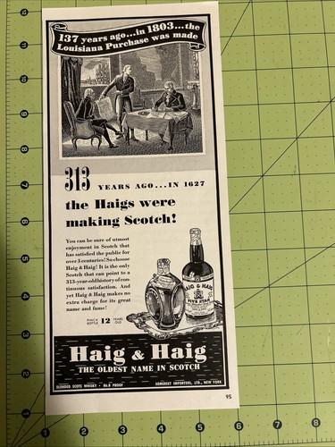Vintage print haig - vintage,