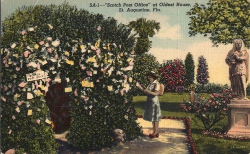 Scotch post office - office, at