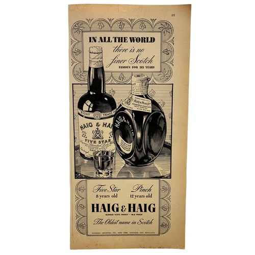 Haig scotch - &, vtg