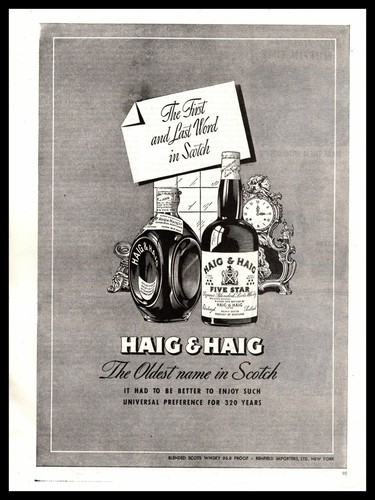 1947 haig blended scots - haig,