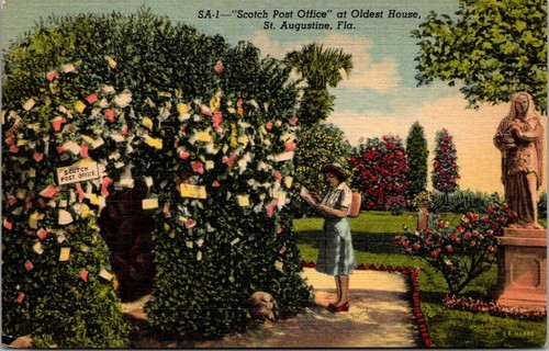Postcard scotch post office - postcard, at