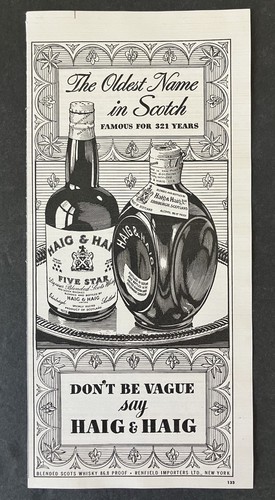 1948 haig oldest name - haig,