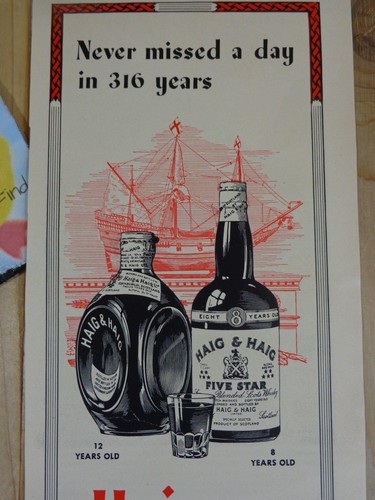 Haig and whiskey - haig,