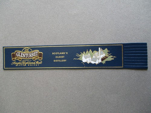 Leather bookmark glenturret - leather,