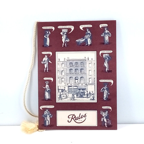Vintage rules london oldest - rules,