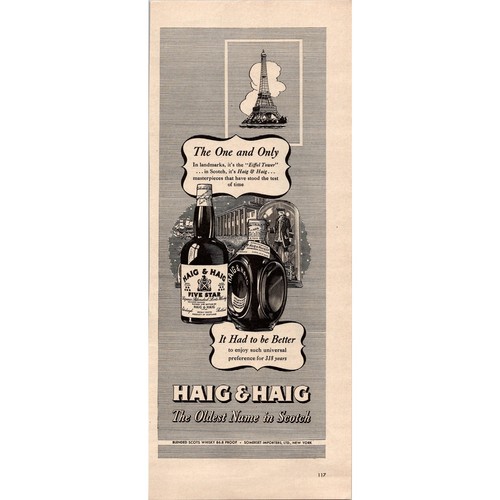 Haig the oldest name - haig, &